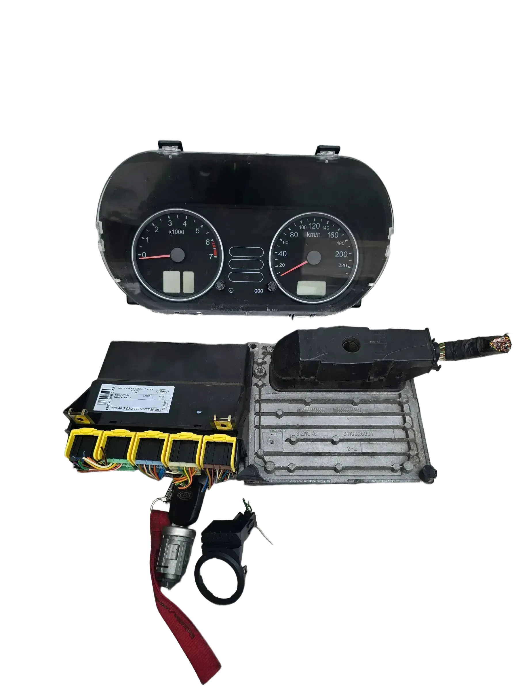 Motorsteuergerät Set FORD Fiesta JD/JH 1.3L 4S6112A650KB - Bild 1
