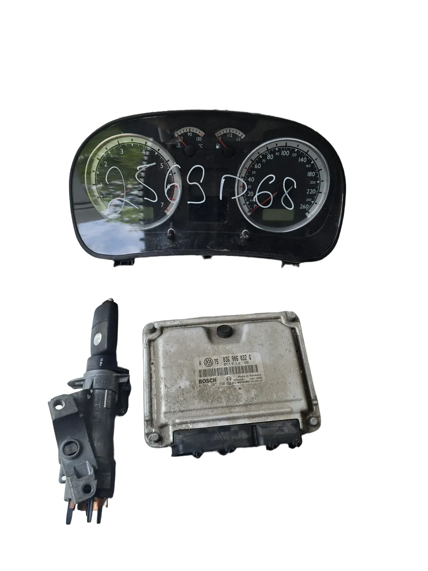 036906032G motorsteuergerät Set für VOLKSWAGEN GOLF IV 1.4 16V - Bild 1