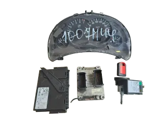 Motor Steuergerät Set 0261207421 Opel Corsa C 25sa8095 - Bild 1