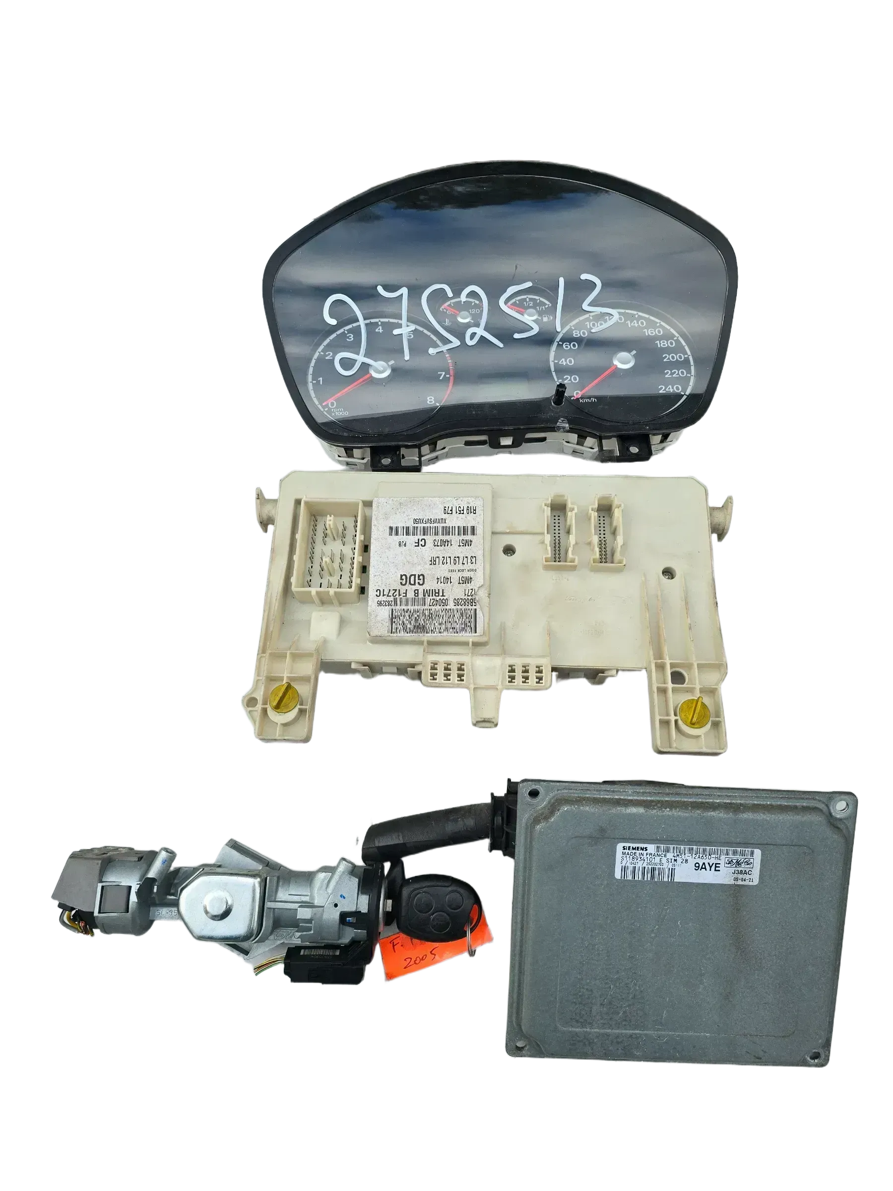 Motorsteuergerät Set Ford Focus C-Max 2  4M5112A650HE - Bild 1