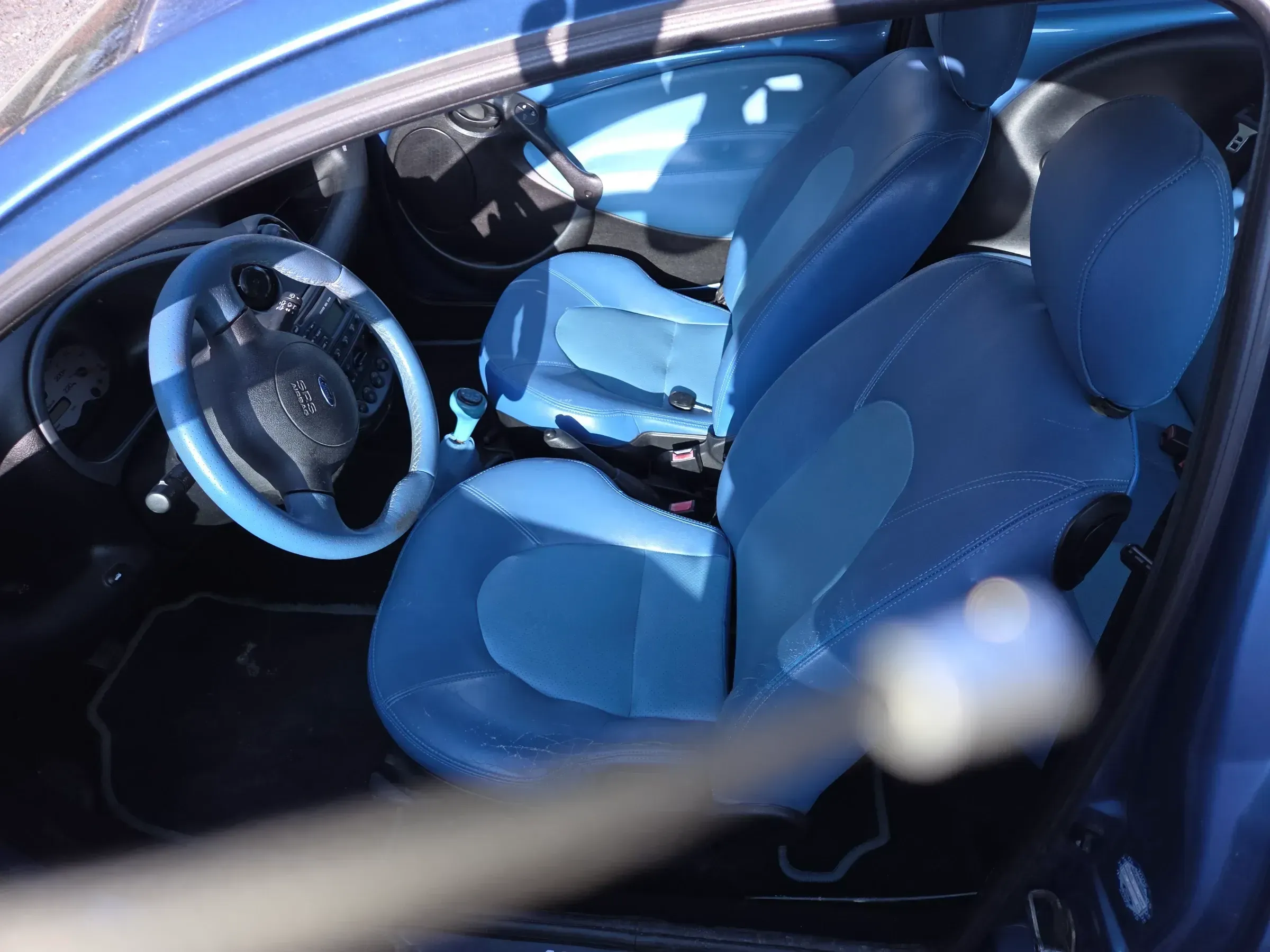 Ford ka Ledersitze in blau - Bild 1