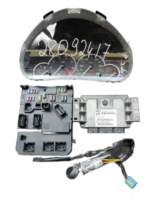 PEUGEOT 206 2,0 100KW Motor Steuergerät Set 9656815280 - Bild 1