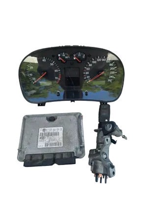 Motorsteuergerät Set Volkswagen Golf 4 1,6l 16v 77KW BCB 036906034DR - Bild 1