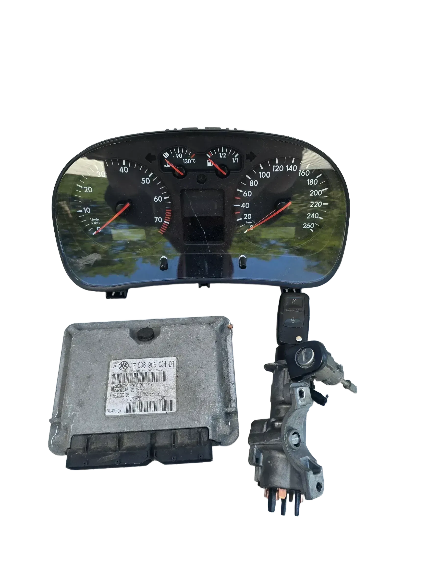 Motorsteuergerät Set Volkswagen Golf 4 1,6l 16v 77KW BCB 036906034DR - Bild 1