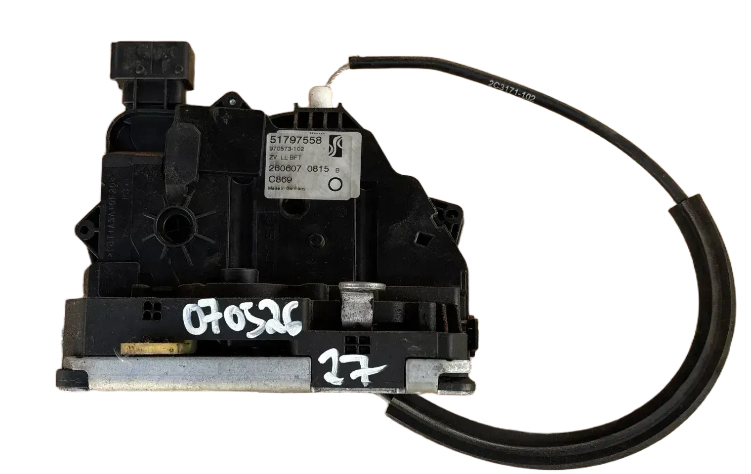 Fiat Punto 199 Türschloss Zentralverriegelung VORNE RECHTS 51797558 - Bild 1
