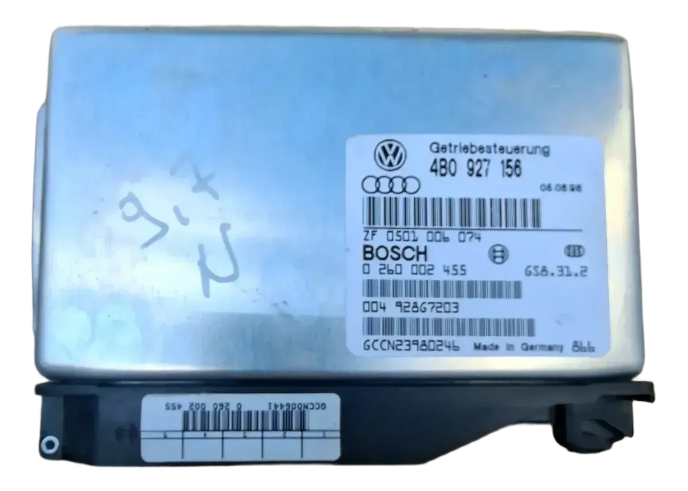 Getriebesteuerung Audi A4 B5 A6 4B Steuergerät Getriebe 4B0927156BL - Bild 1