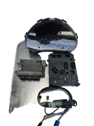 Citroen Berlingo Benzin Motorsteuergerät Set 9665799180 - Bild 1
