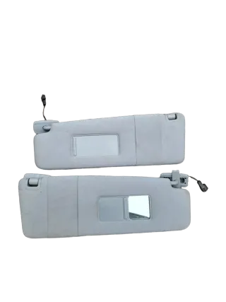 VW Phaeton 3D Sonnenblende mit Spiegel und Abdeckung Silber 3D0857551 - Bild 1