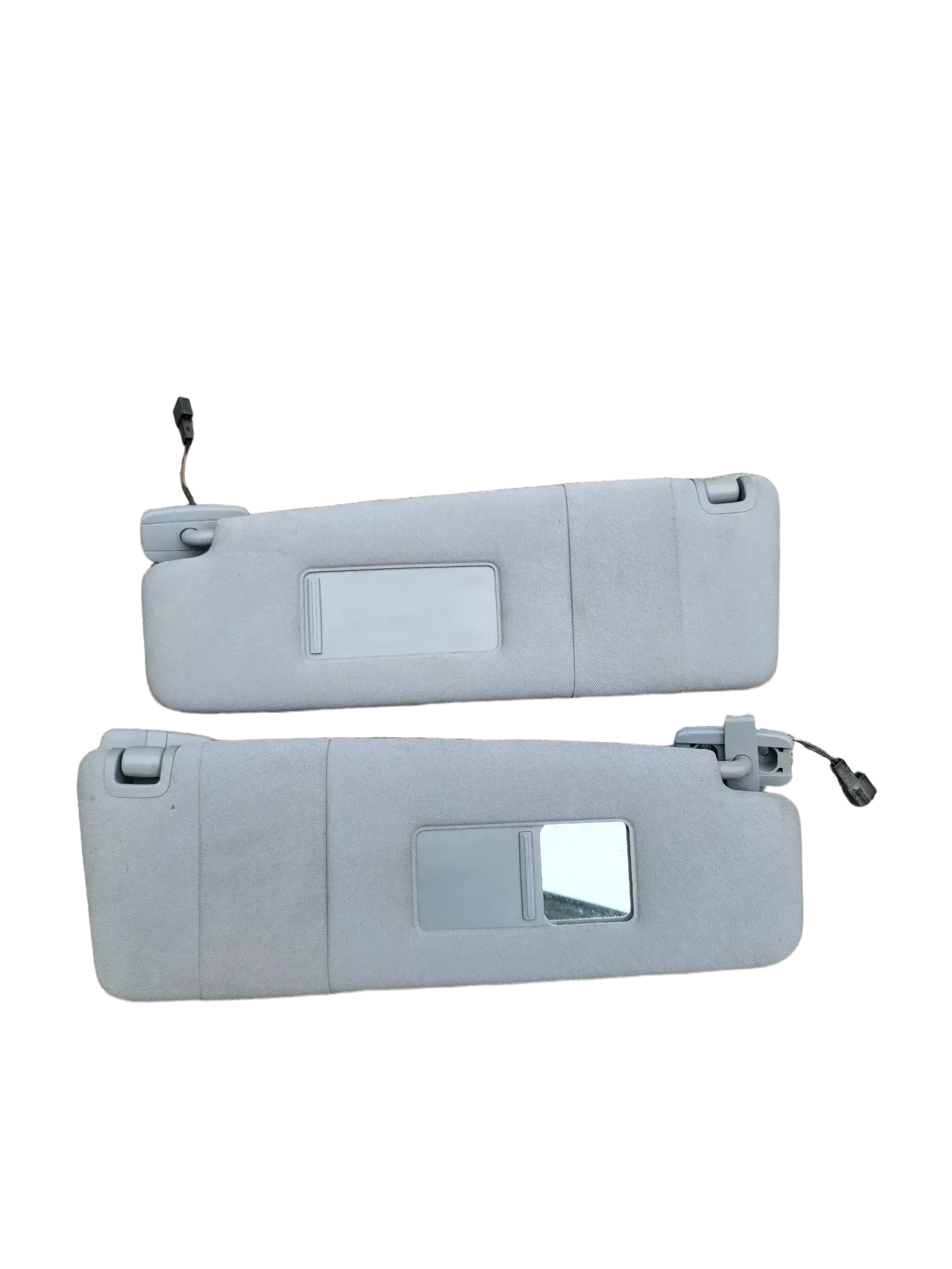 VW Phaeton 3D Sonnenblende mit Spiegel und Abdeckung Silber 3D0857551 - Bild 1