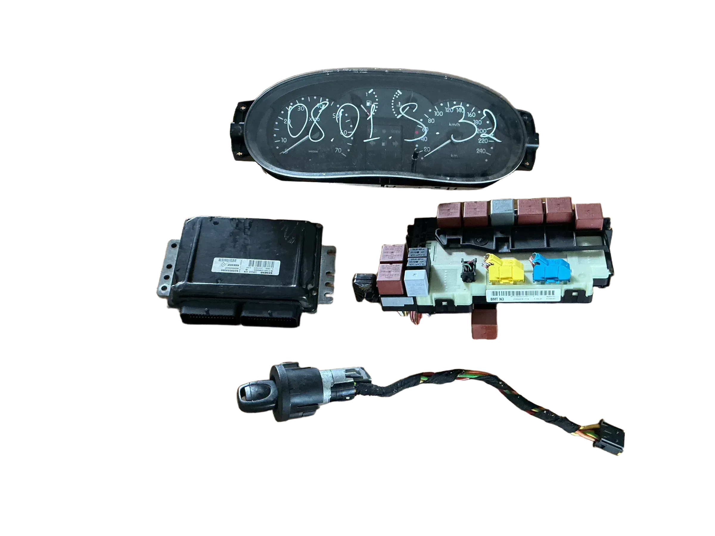 Renault Kangoo Motorsteuergerät Set 8200059086 8200044437 - Bild 1