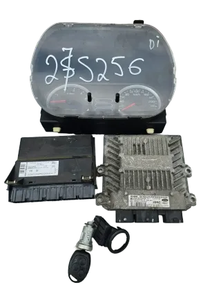 Motorsteuergerät Set FORD FUSION 1.4 TDCi 3S6112A650HC - Bild 1