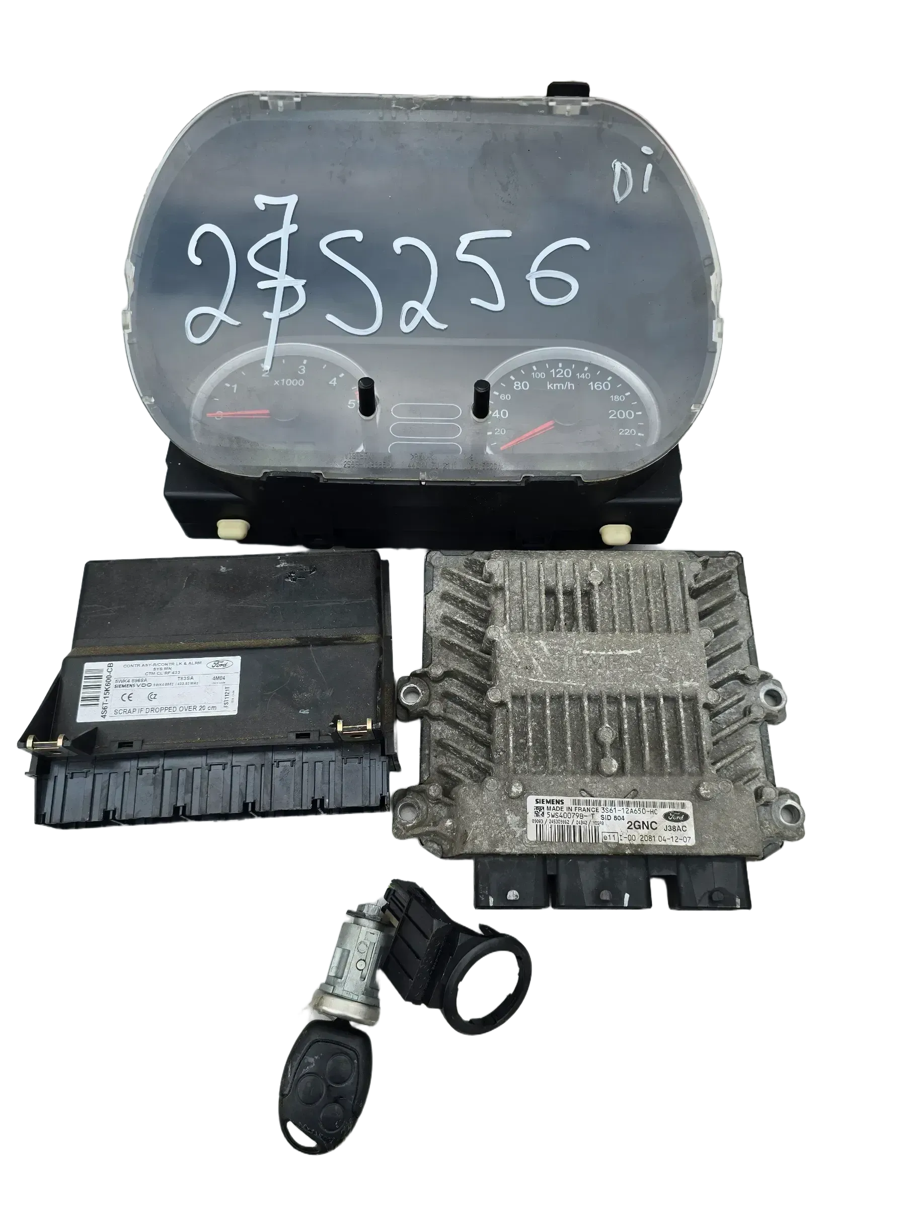 Motorsteuergerät Set FORD FUSION 1.4 TDCi 3S6112A650HC - Bild 1