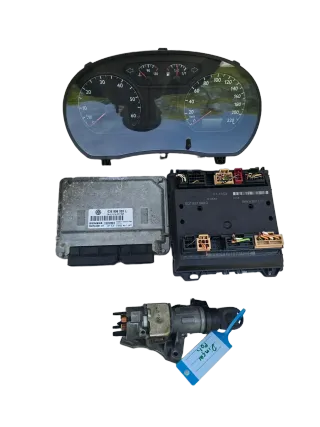 VW Polo 9N 1,2 47kw 03E906033L 64PS AZQ Motorsteuergerät Wegfahrsperre Set - Bild 1