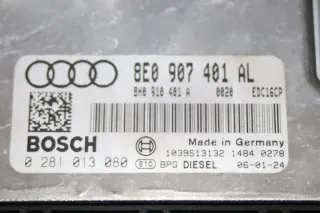 Motorsteuergerät Audi A4 Cabrio B7 3.0 TDI 8E0907401AL Steuergerät Türschloss - Bild 2