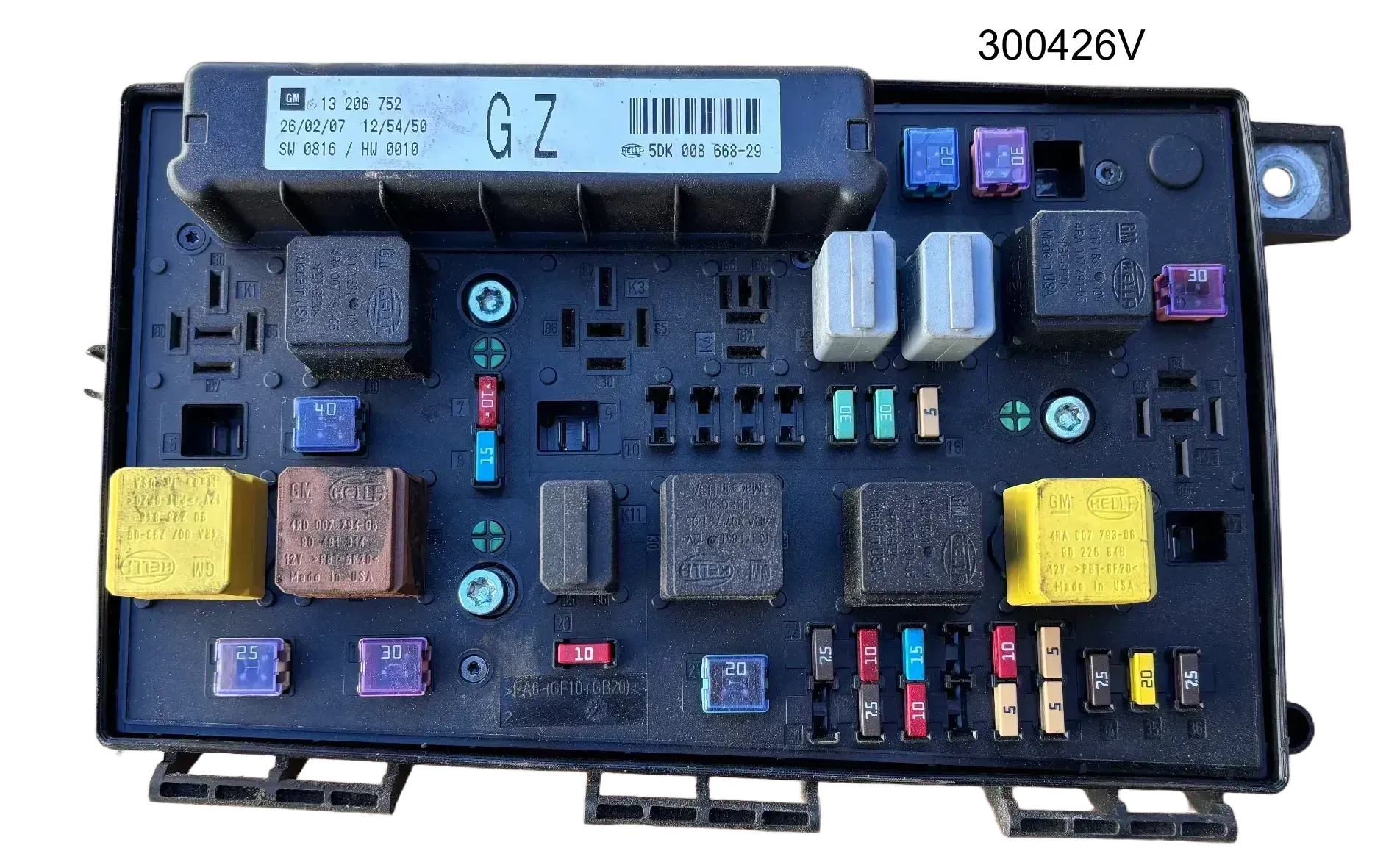 Opel Astra H Sicherungskasten 13206752 - Bild 1