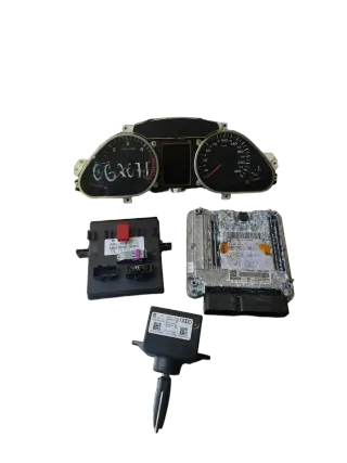Audi A6 C6 Motorsteuergerät Set Motor BPP  4F0907401B  0281013178  4F2910402C - Bild 1