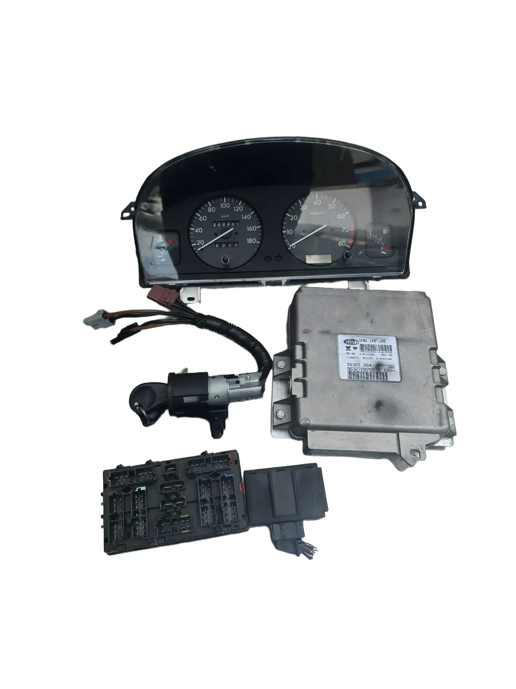 Citroen Berlingo  1.8 Motorsteuergerät Set 9632728780 - Bild 1