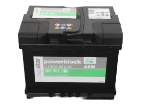 Repstar Powerblock Ultra 60ah 680a AGM Starterbatterie Start- Stop - Bild 1