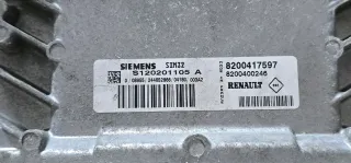 Renault Clio  Motorsteuergerät Set  SIEMENS S120201105A 8200417597 - Bild 4