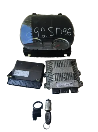 MotorSteuergerät Set  3S6112A650JD FORD FIESTA V TDCI - Bild 1