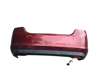 Original Stoßstange hinten Ford Focus 2 Cabrio Dunkel Rot - Bild 1