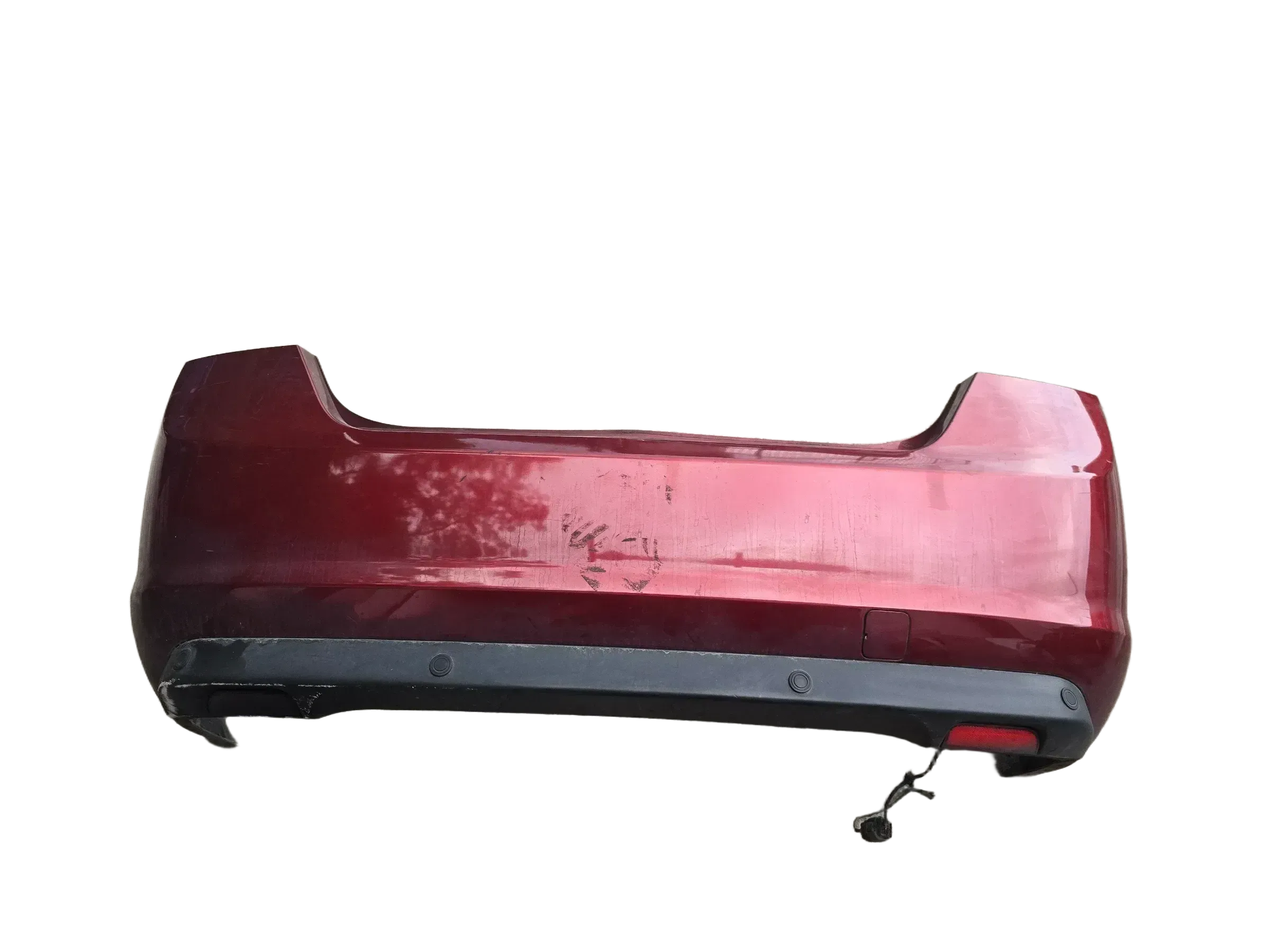 Original Stoßstange hinten Ford Focus 2 Cabrio Dunkel Rot - Bild 1
