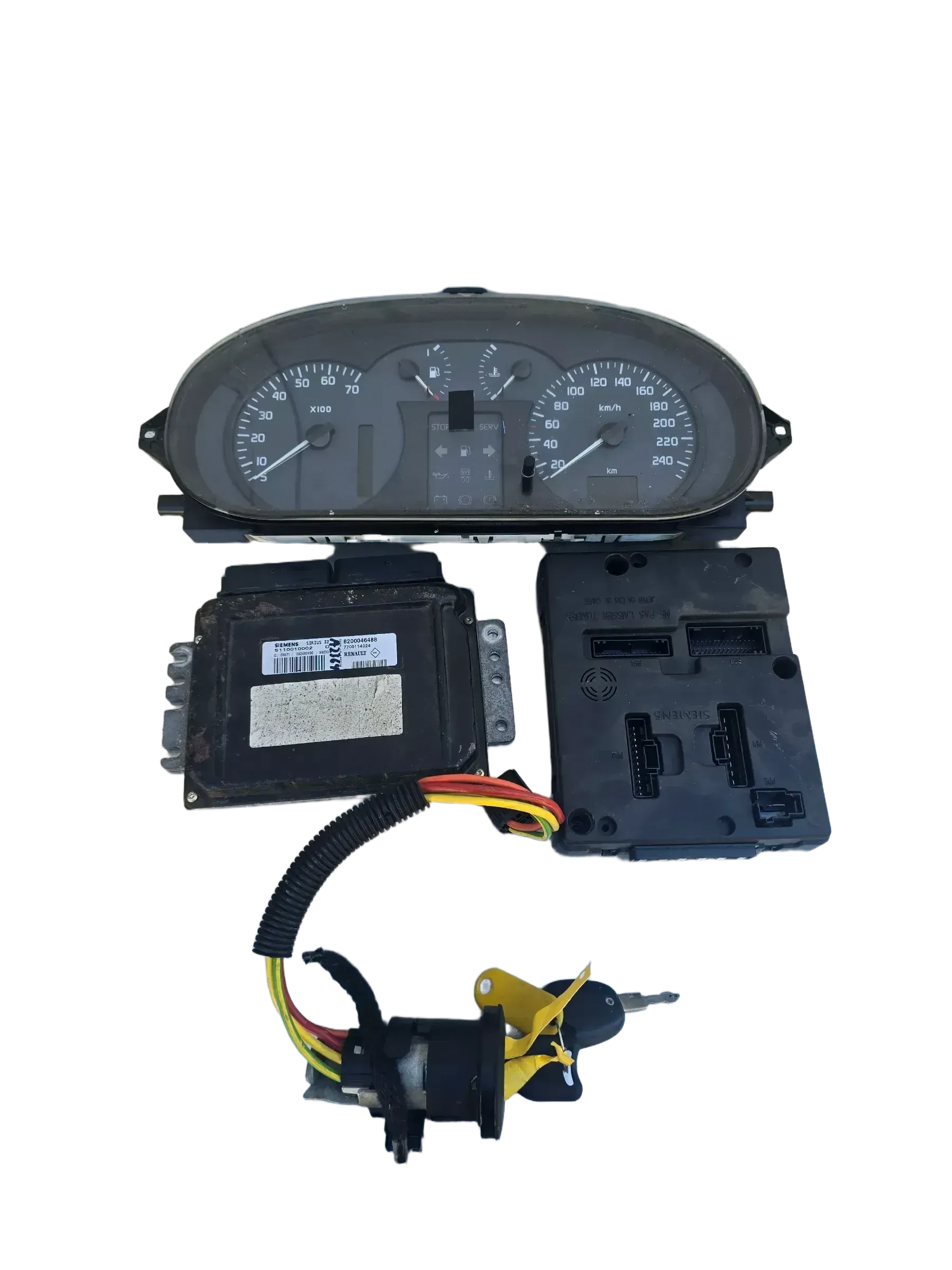 Renault Scenic I Motorsteuergerat Set 8200046488 - Bild 1