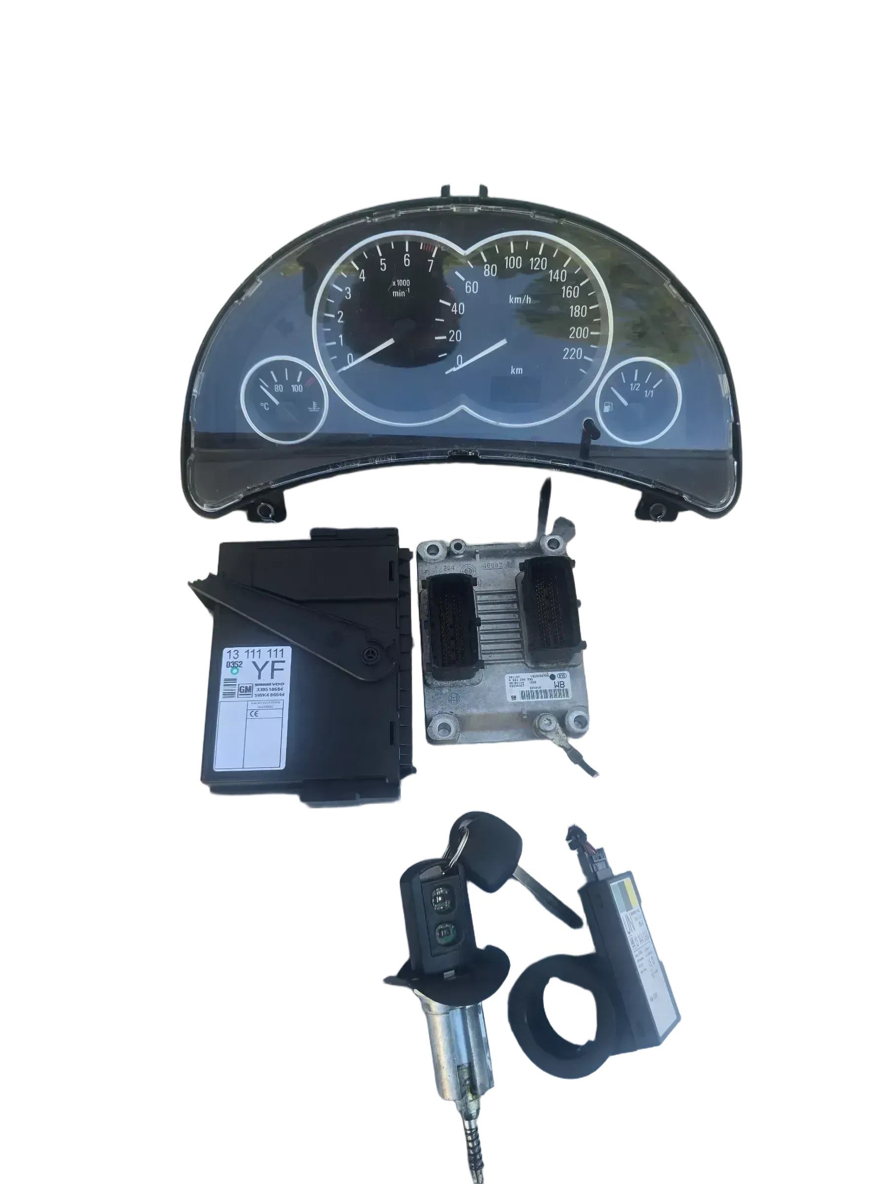 Motorsteuergerät Set Set 1039S08729 0261208393 Opel Corsa C - Bild 1