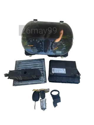 Motorsteuergerät Set 2S6A12A650NB S118325001 Benzin 1,3 Ford Fiesta V Fusion - Bild 1