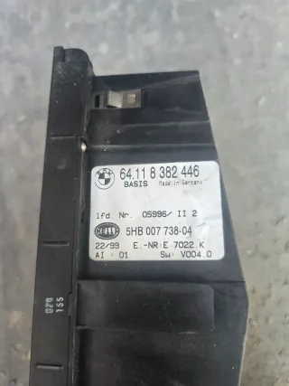 Klimabedienteil BMW E46 64118382446 8382446 Schalter Heizung Klima - Bild 3