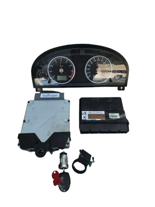 Ford Mondeo III 1,8 16V 92kW Motorsteuergerät Set 3S7A-12A650-HB - Bild 1