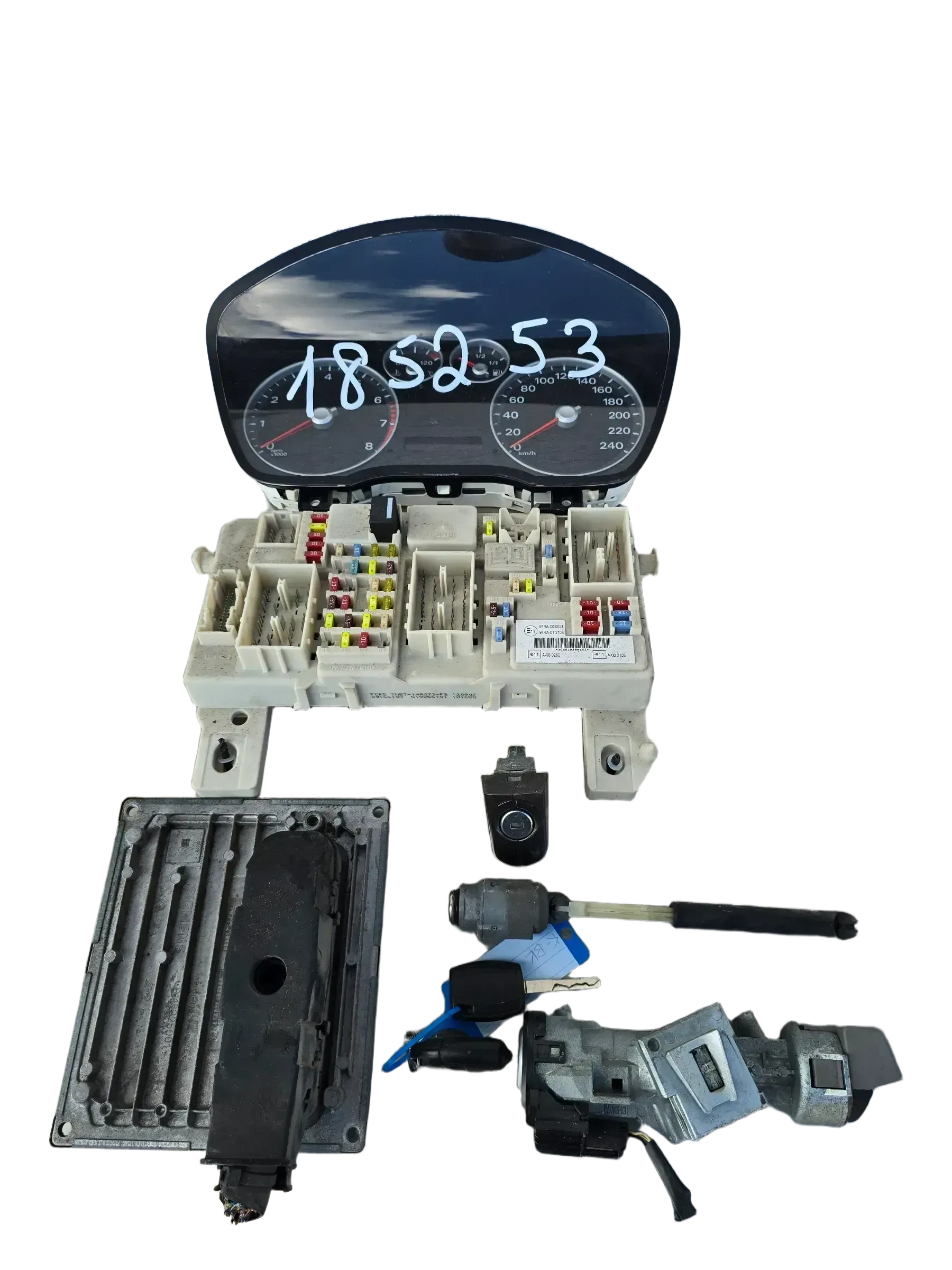 Ford Focus MK2  Steuergerät Set Motorsteuergerät 7M5112A650AFB - Bild 1