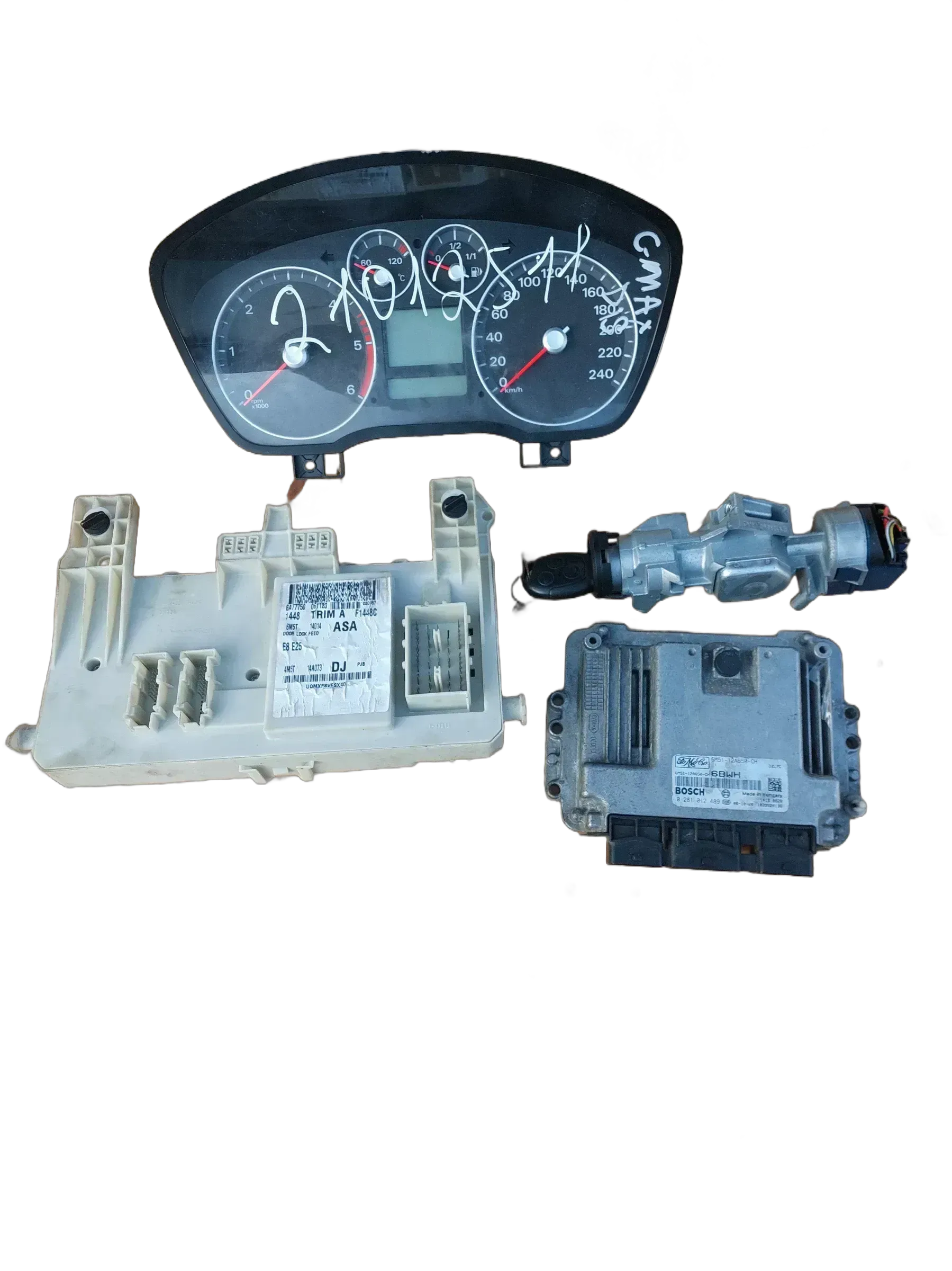 0281012489 motorsteuergerät set für FORD FOCUS C-MAX  6M5112A650CH - Bild 1