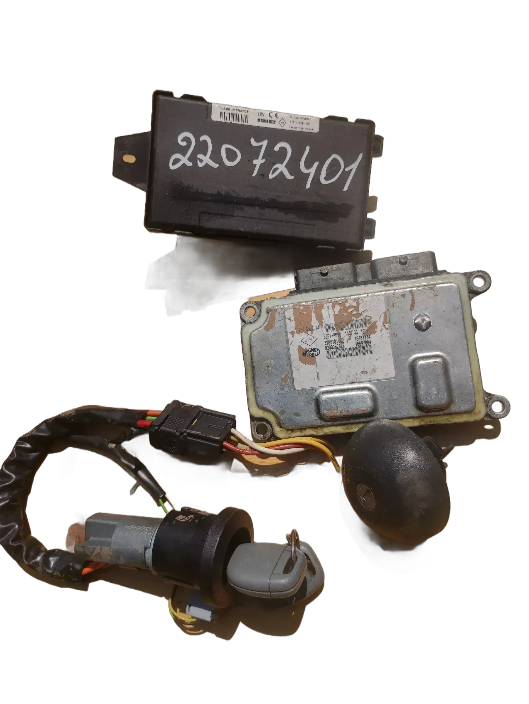Steuergerät Motor  Komplettset für RENAULT Twingo 8200181482 8200262878 - Bild 1
