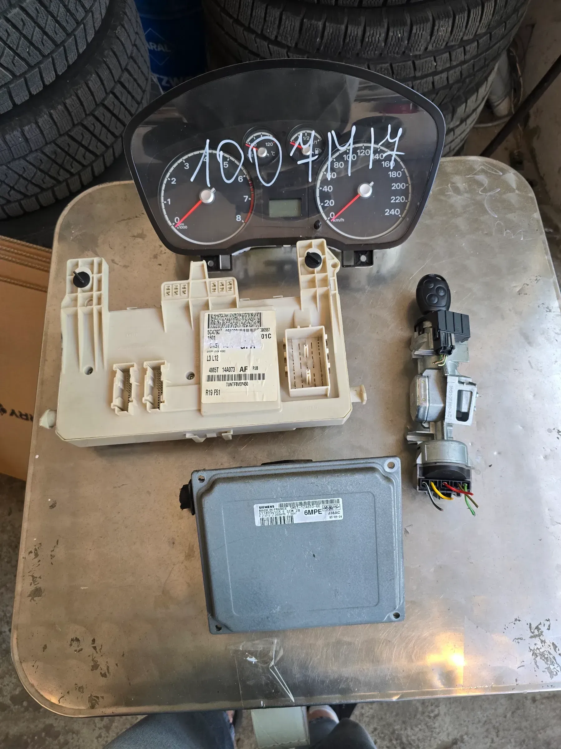 Motorsteuergerät Set 5M5112A650GE Ford Focus II 2 - Bild 1