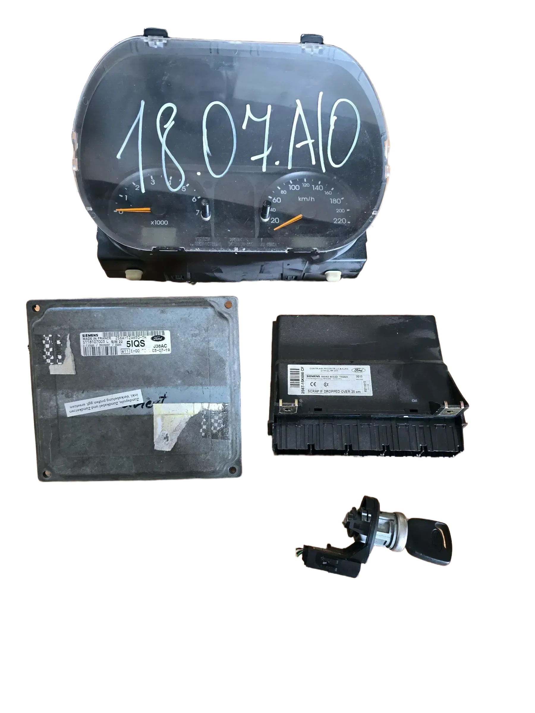 MOTORSteuergerät set 2S6A-12A650-TH Ford Fiesta V - Bild 1