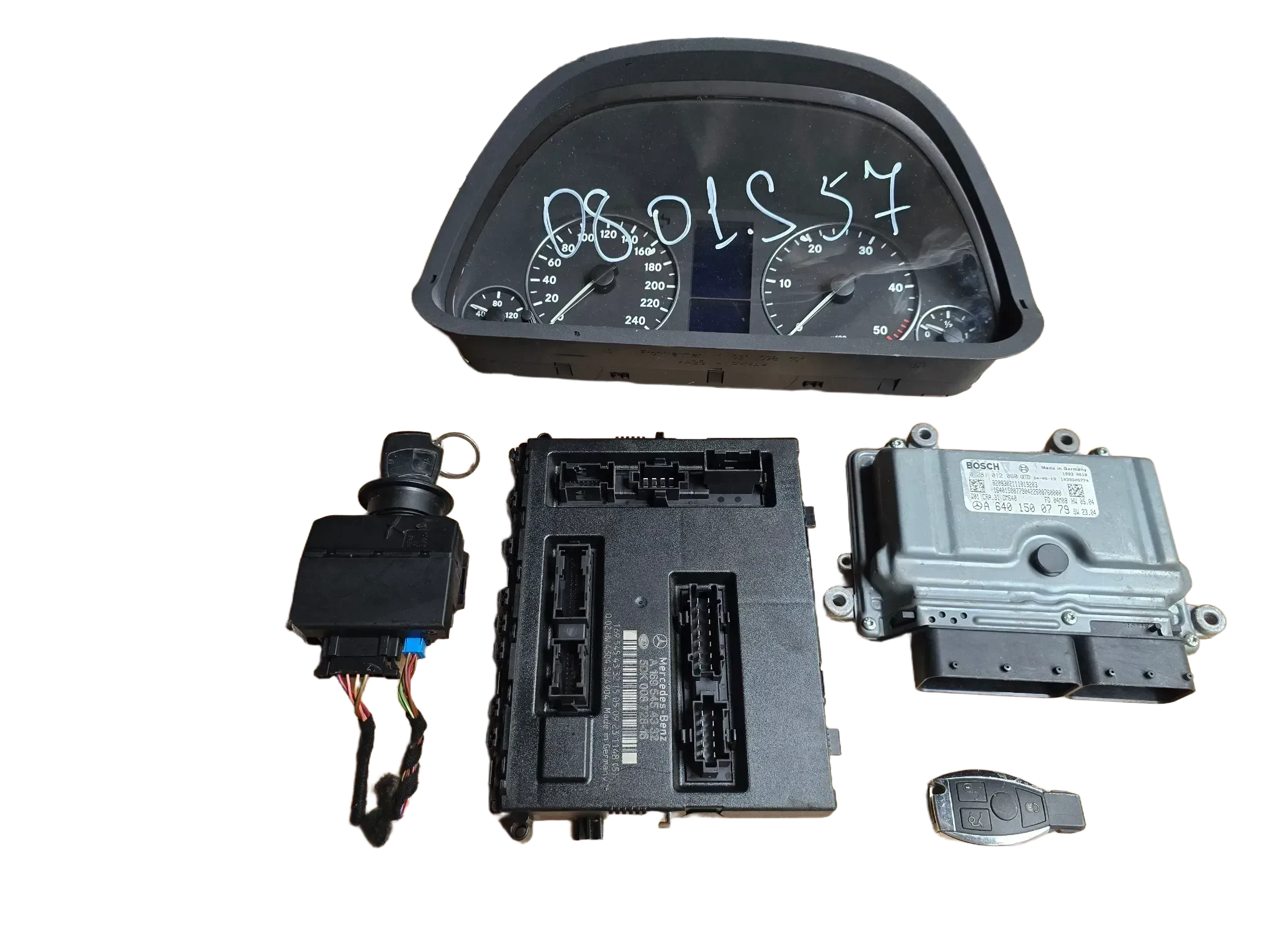 Motorsteuergerät Set Mercedes A Klasse W169 A180 CDI A6401500779 - Bild 1