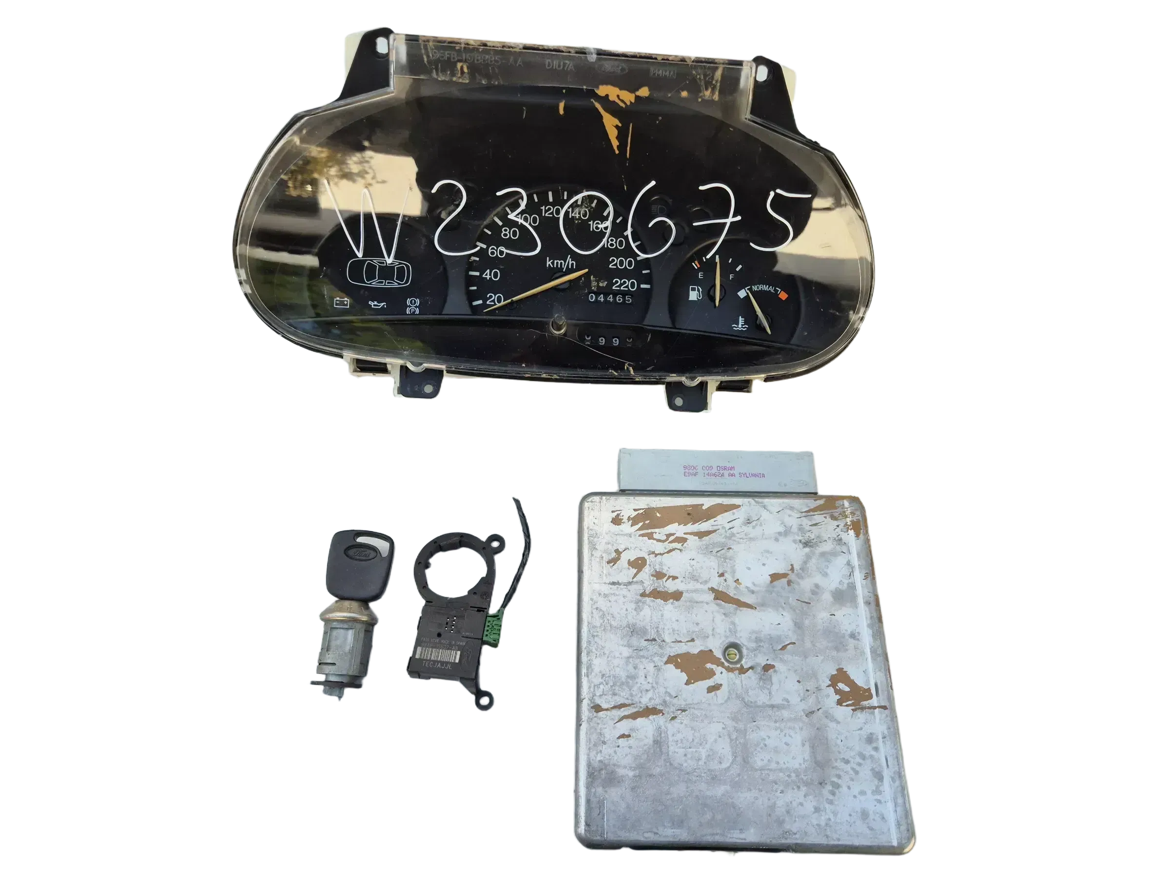 98FB12A650LA motorsteuergerät für FORD FIESTA BERLINA GHIA 1995 39867 662105 - Bild 1