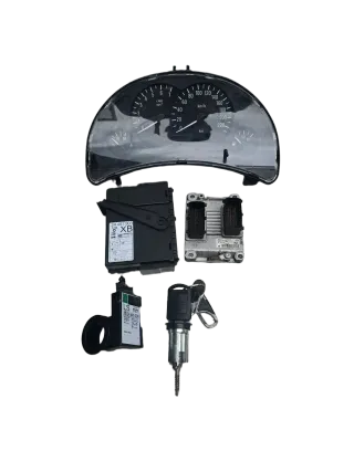Opel Corsa C Z12XE Motorsteuergerät Set Bosch 0261207423 - Bild 1