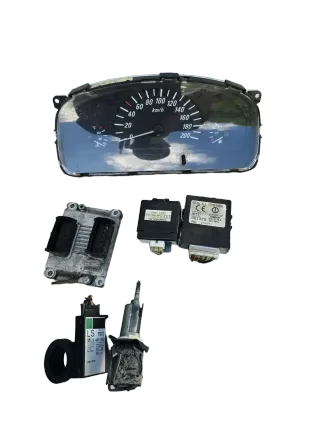 Opel Agila A 1,0 Motorsteuergerät Set  Z10XE  0261207422 - Bild 1