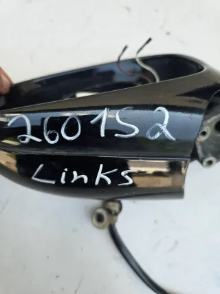 Original VW New Beetle Cabrio Außenspiegel LINKS Schwarz ohne Glas - Bild 3