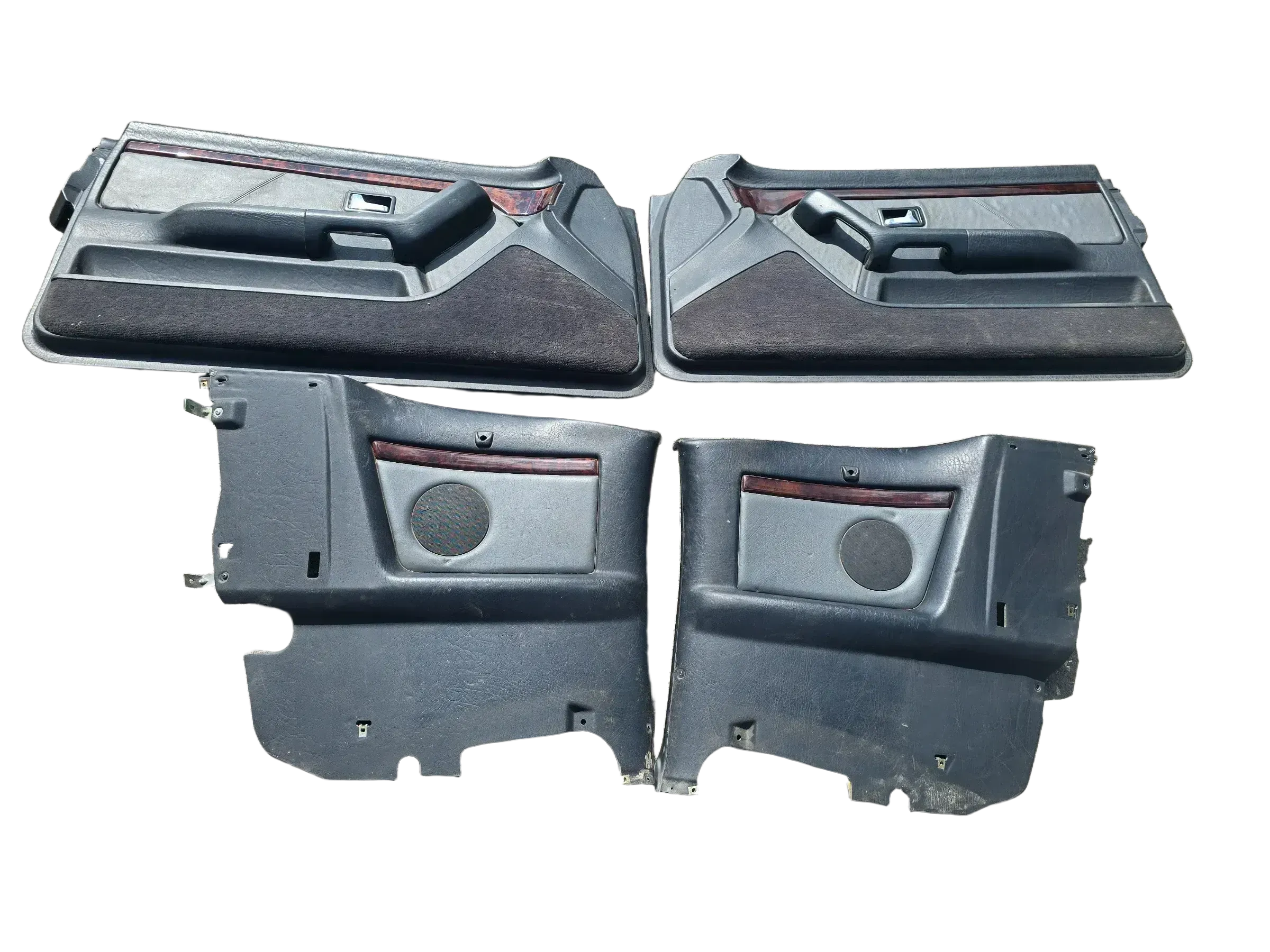 Audi 80 Cabrio 8G Türpappe Türverkleidung Leder Vorne und Hinten - Bild 1