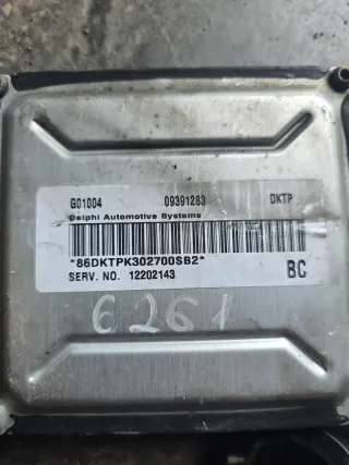 Opel Astra G 2,2 Z22SE Motorsteuergerät Wegfahrsperre SET 09391283 - Bild 4