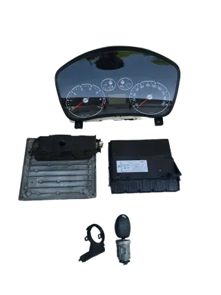 Motorsteuergerät Set 1.3 44 KW 6S6112A650SB Ford Fiesta MK5 - Bild 1