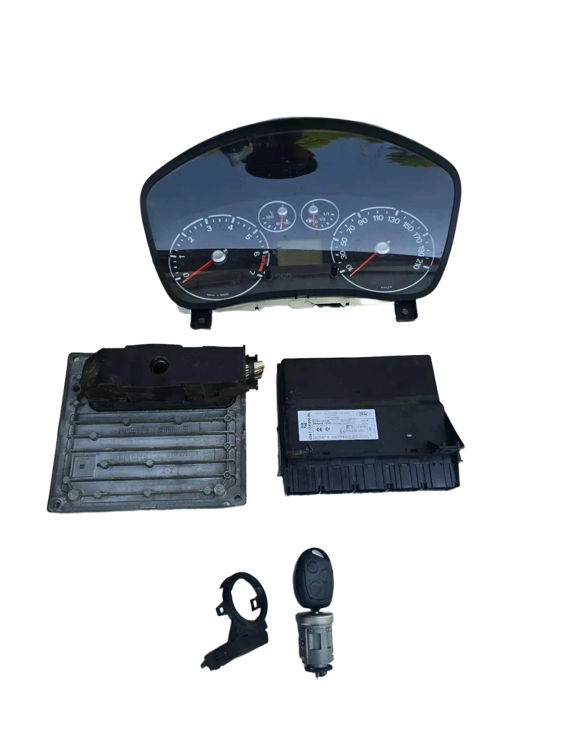 Motorsteuergerät Set 1.3 44 KW 6S6112A650SB Ford Fiesta MK5 - Bild 1