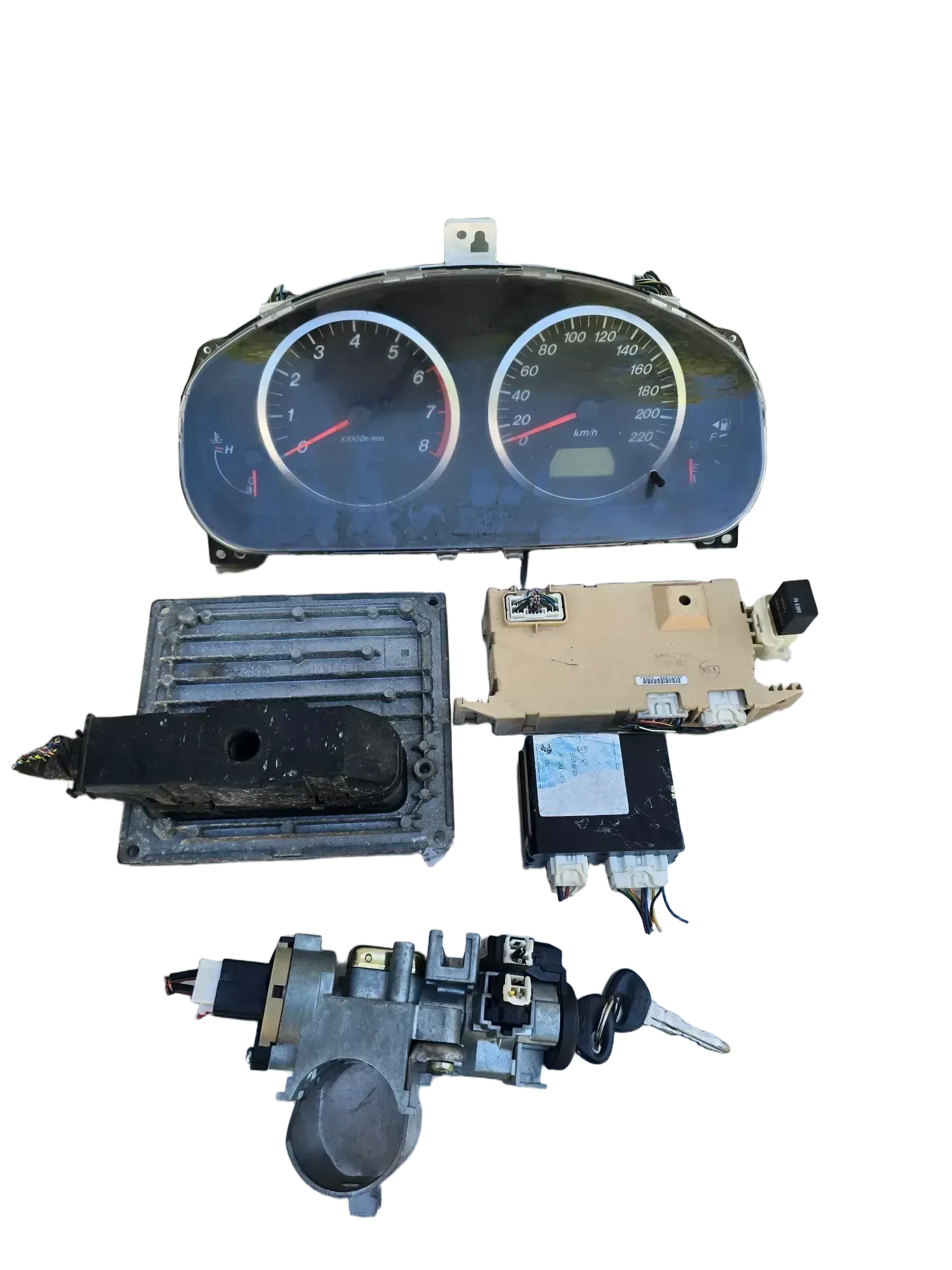 Motorsteuergerät Set 2S6A-12A650-SH Mazda 2 1.5 MZR 76kW 103PS - Bild 1