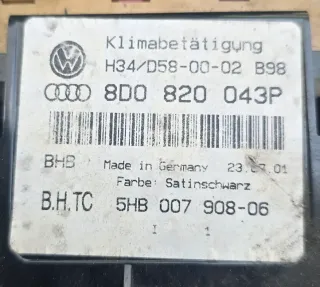 Audi A4 (B5) Bj.94-01 Bedienteil Klima Heizung 8D0820043P - Bild 3