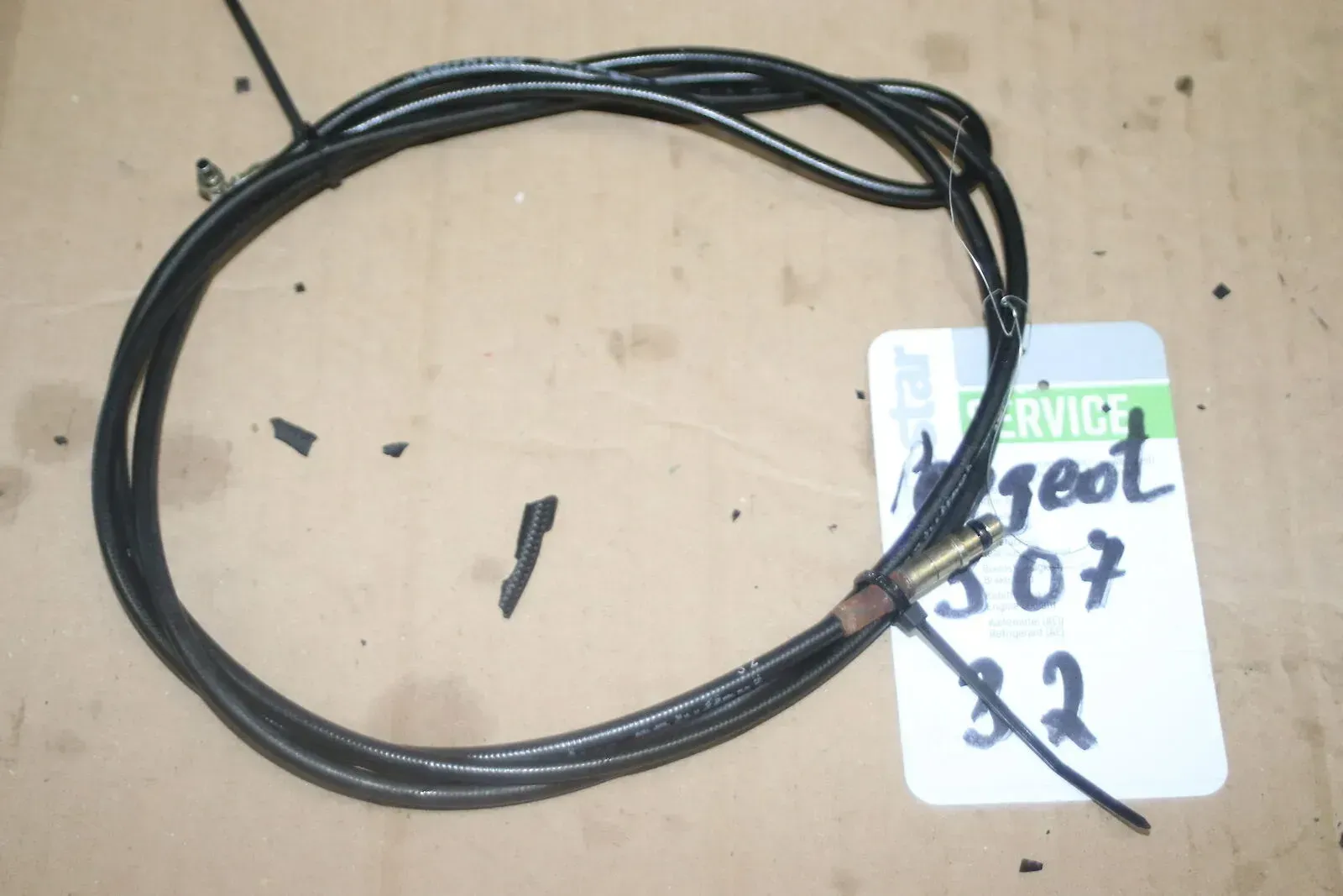 Peugeot 307cc Cabrio Druck Schlauch Hydraulik Leitung Verdeck Nummer 32 - Bild 1