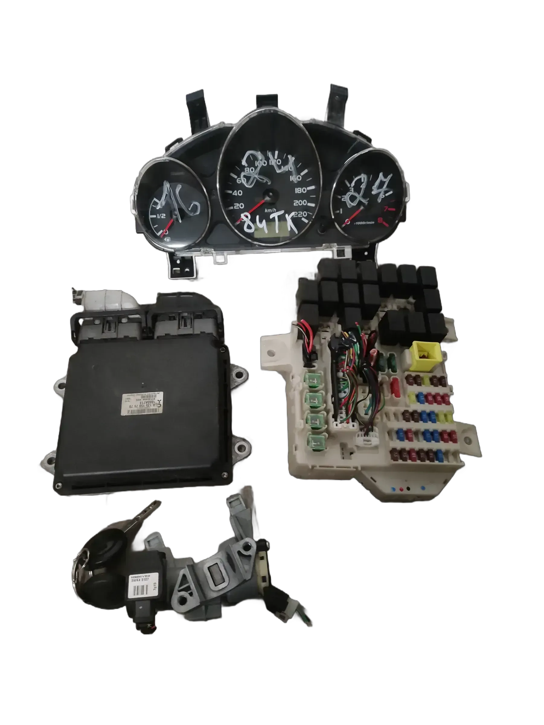 Mitsubishi Colt CZC  Motor Steuergerät Set 1860A718 A1351507679 84tk 2 Schlüssel - Bild 1