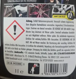 Sonax FelgenBeast Felgenreiniger, 1 L - Bild 2